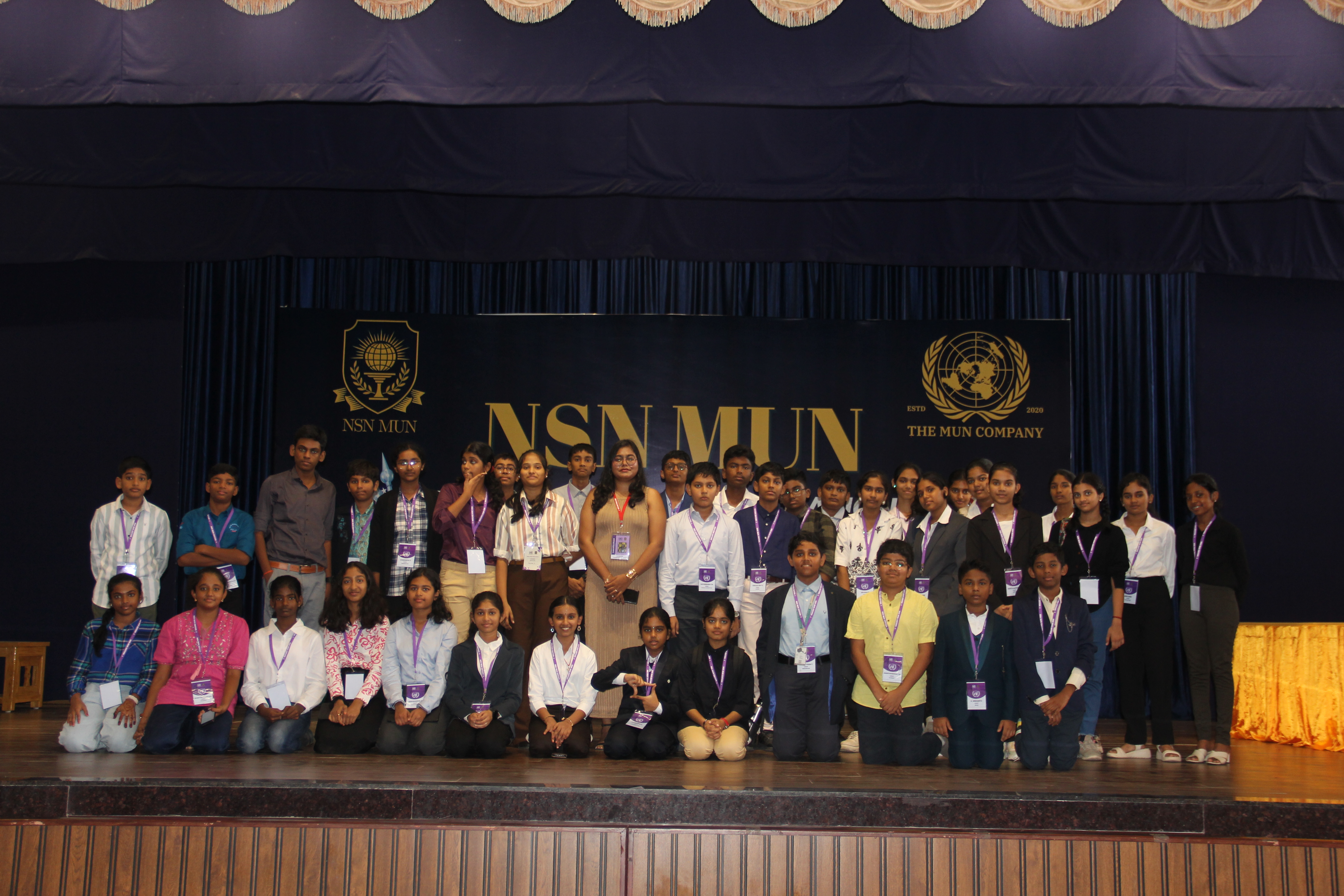TMC MUN students in action